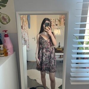 Brown zara mini dress